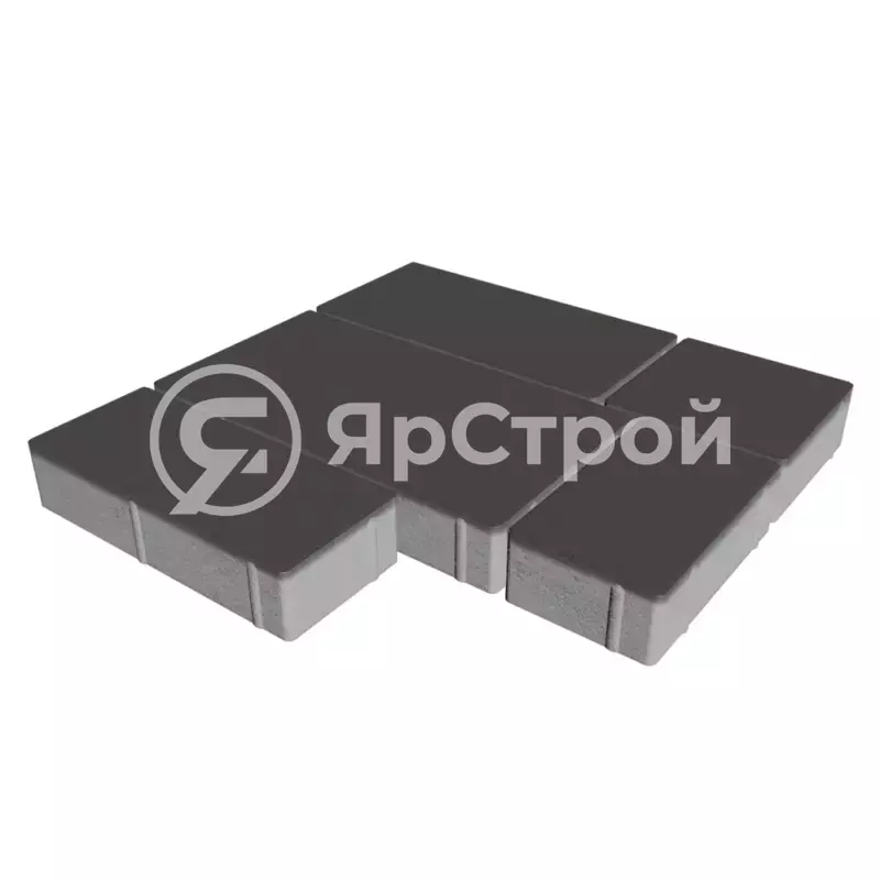 Тротуарная плитка «Инсбрук», Черный