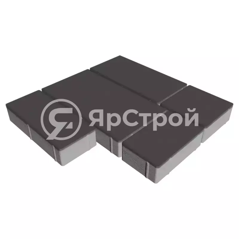 Тротуарная плитка «Инсбрук», Черный