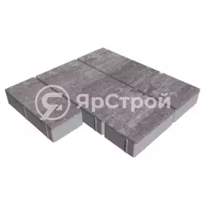 Тротуарная плитка «Инсбрук», Мокко — поэлементно