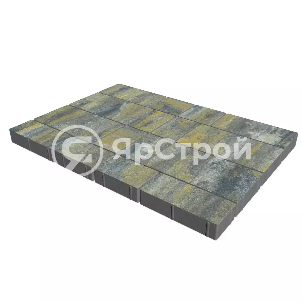 Тротуарная плитка «Инсбрук», Саванна — в укладке